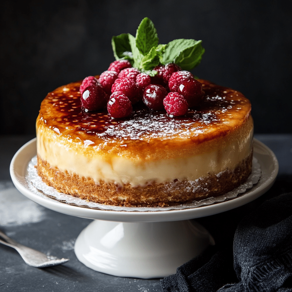 Crème Brûlée Cake