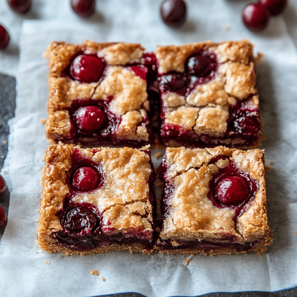Cherry Pie Bars Recipe