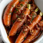 Maple Pecan Glazed Carrots