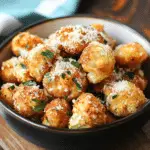 Crispy Parmesan Cauliflower Bites