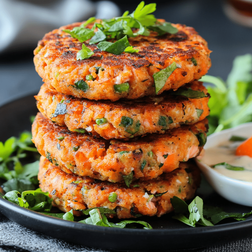 Sweet Potato Salmon Cakes