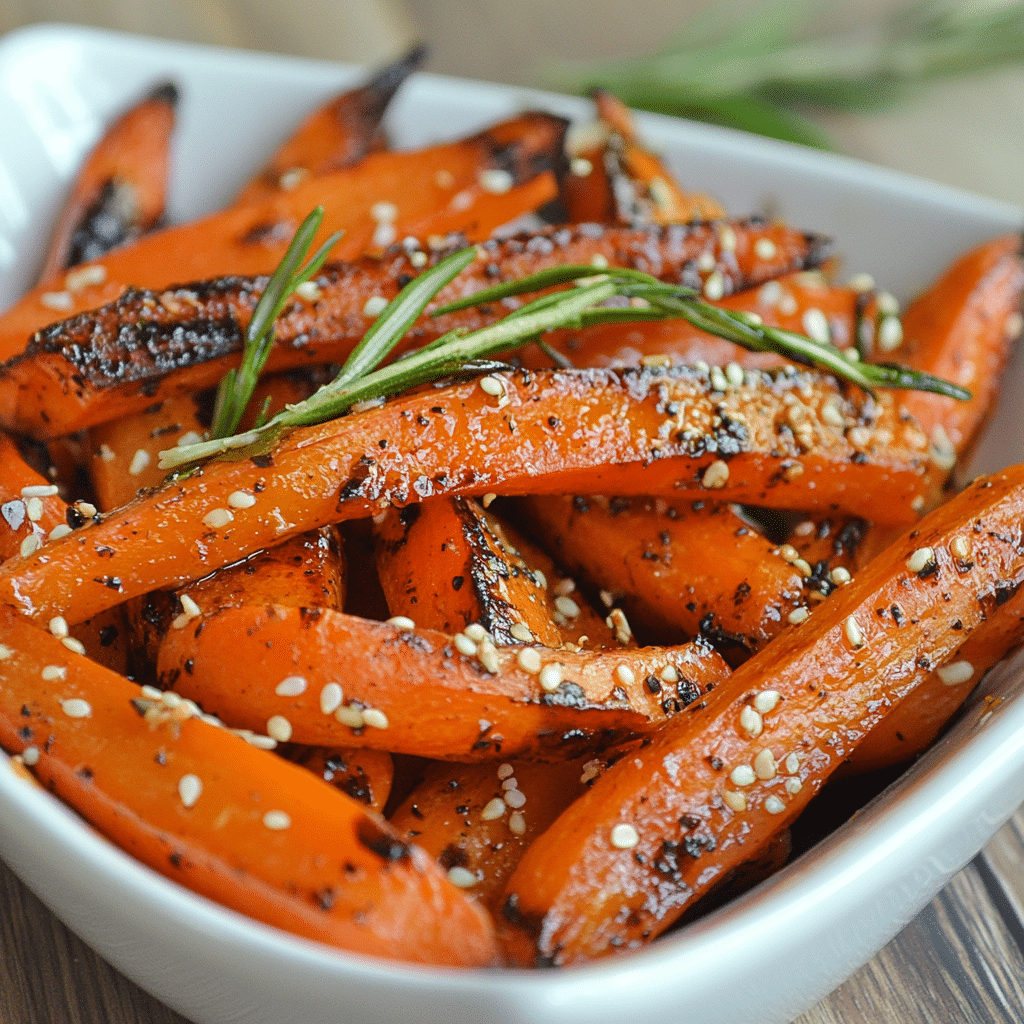 Honey Balsamic Roasted Carrots