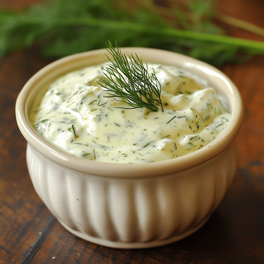 Creamy Feta and Dill Dressing