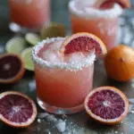 Coconut Blood Orange Margaritas