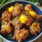 Homemade Dandelion Flower Fritters