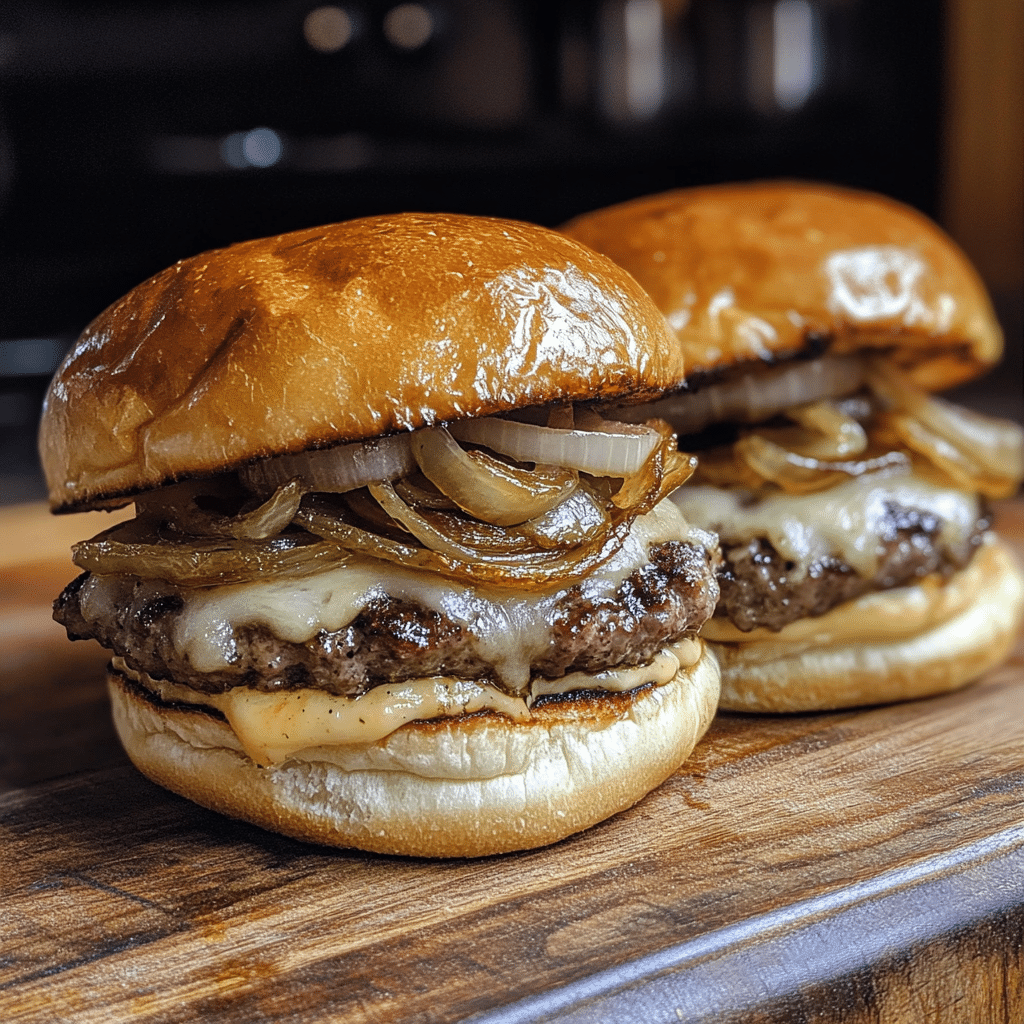 French Onion Burgers