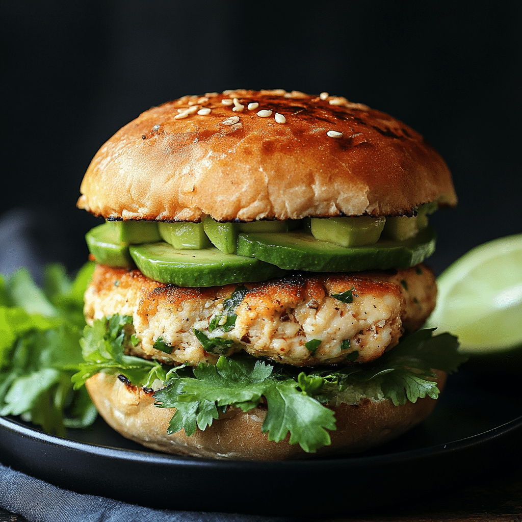 Chicken Avocado Burgers