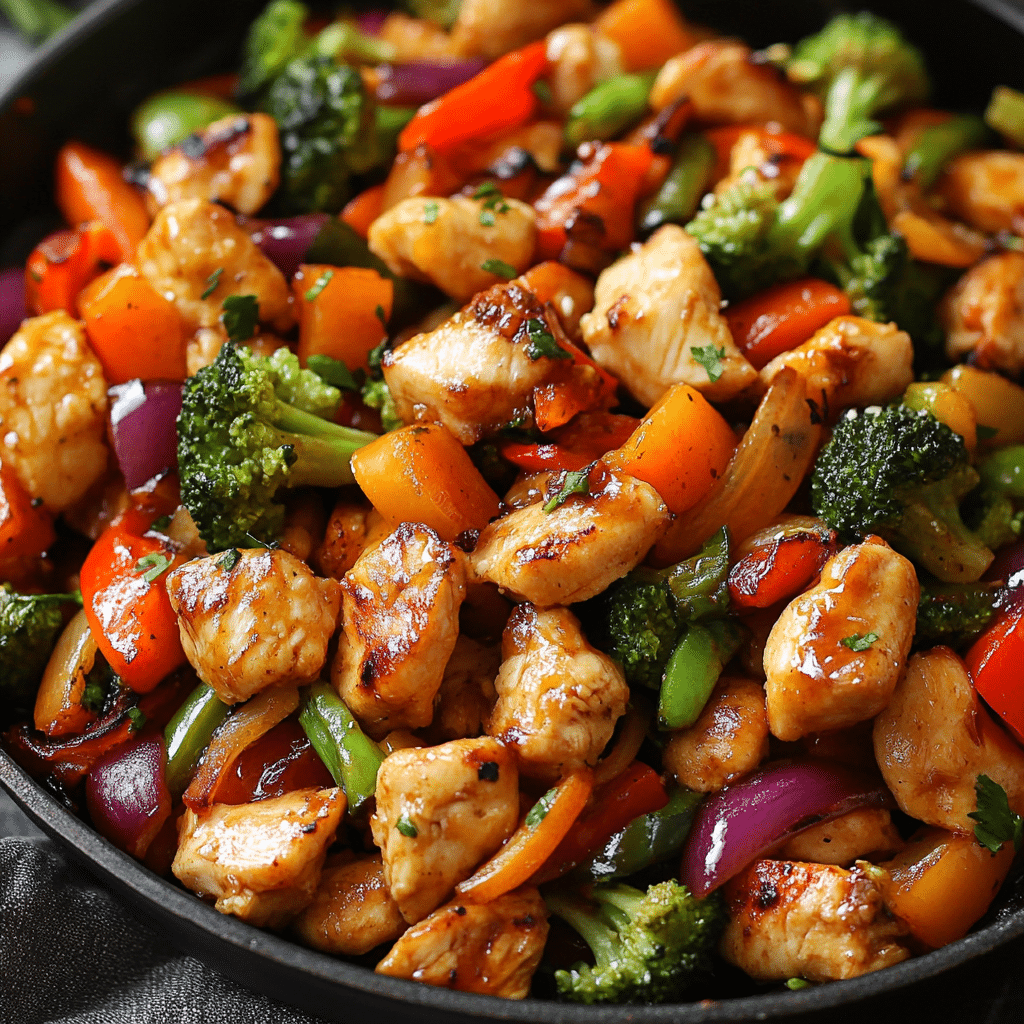 Blackstone Chicken Stir Fry