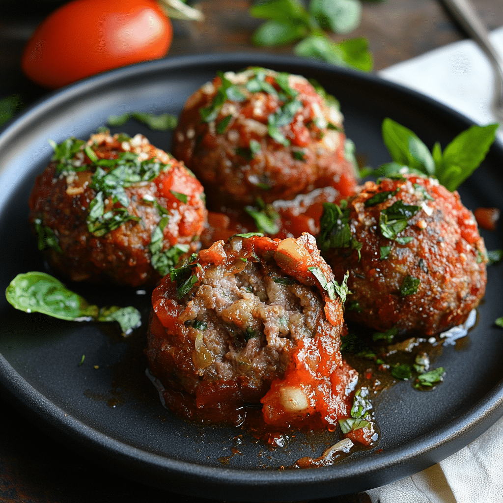 Smoked Stuffed Meatballs