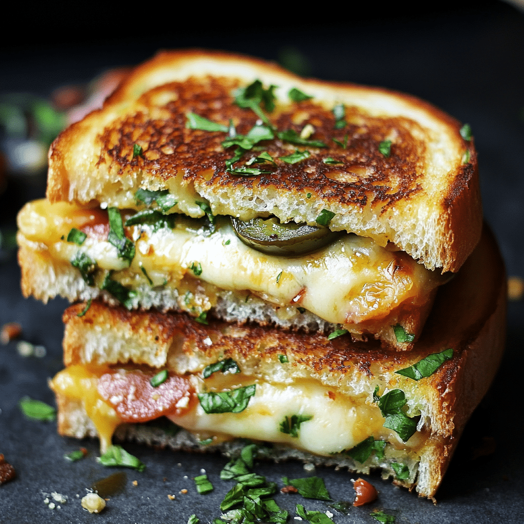 Jalapeño Popper Grilled Cheese