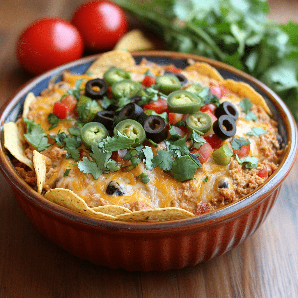 Skinny Taco Dip