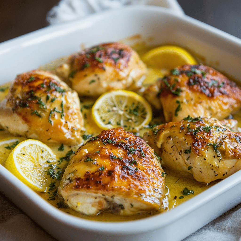 Baked Lemon Butter Chicken