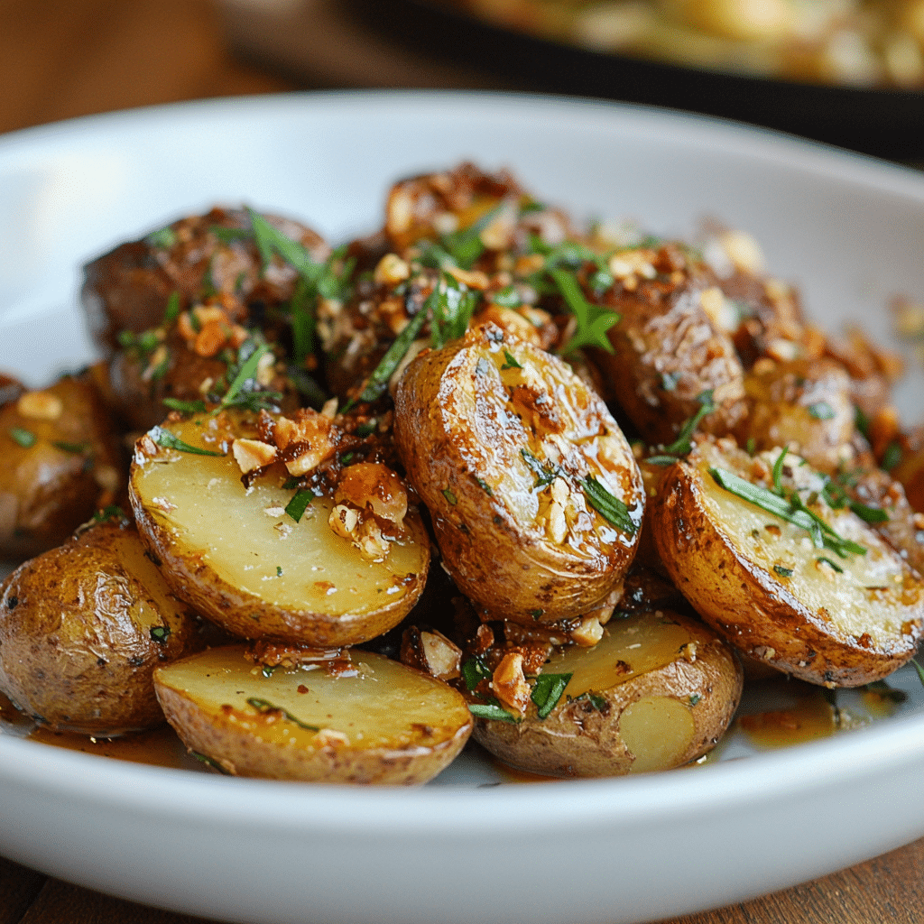 Smashed Fingerling Potatoes