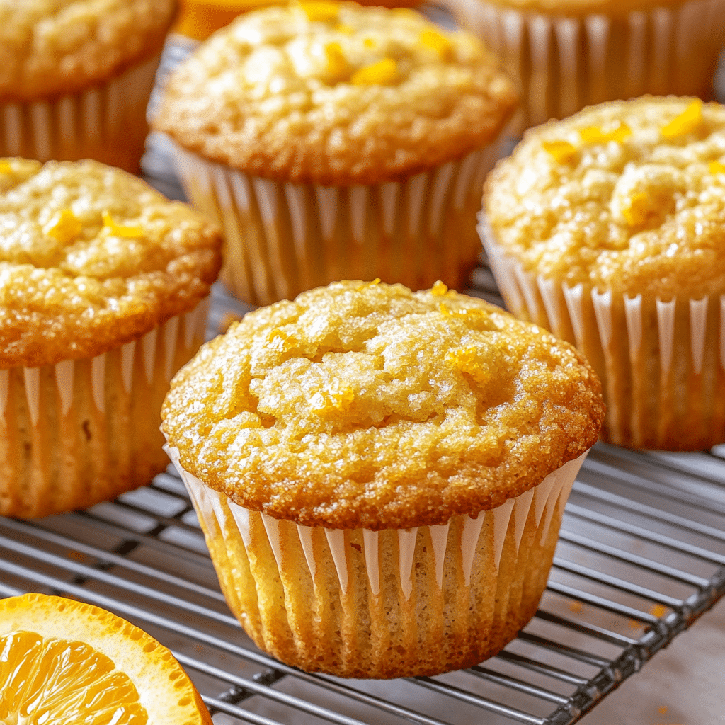 Glazed Orange Muffins