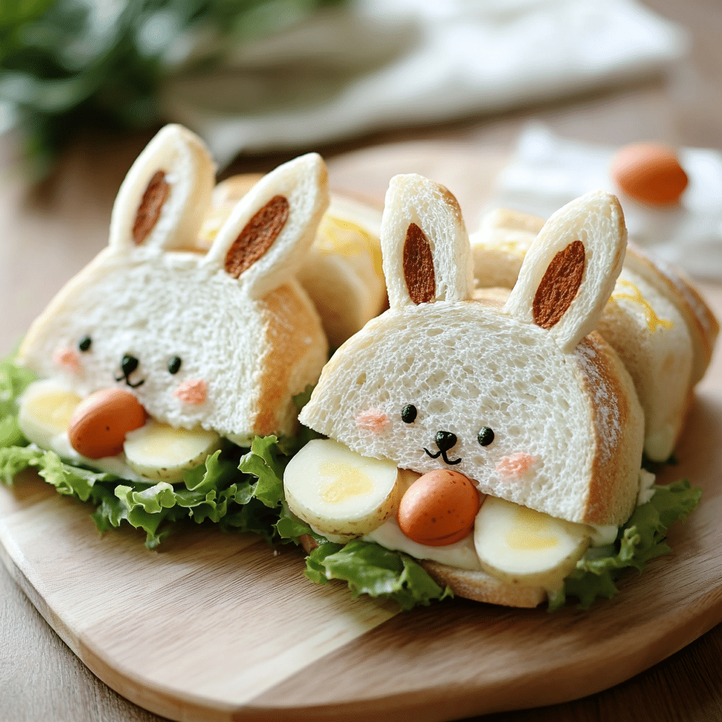 Easter Bunny Sandwiches