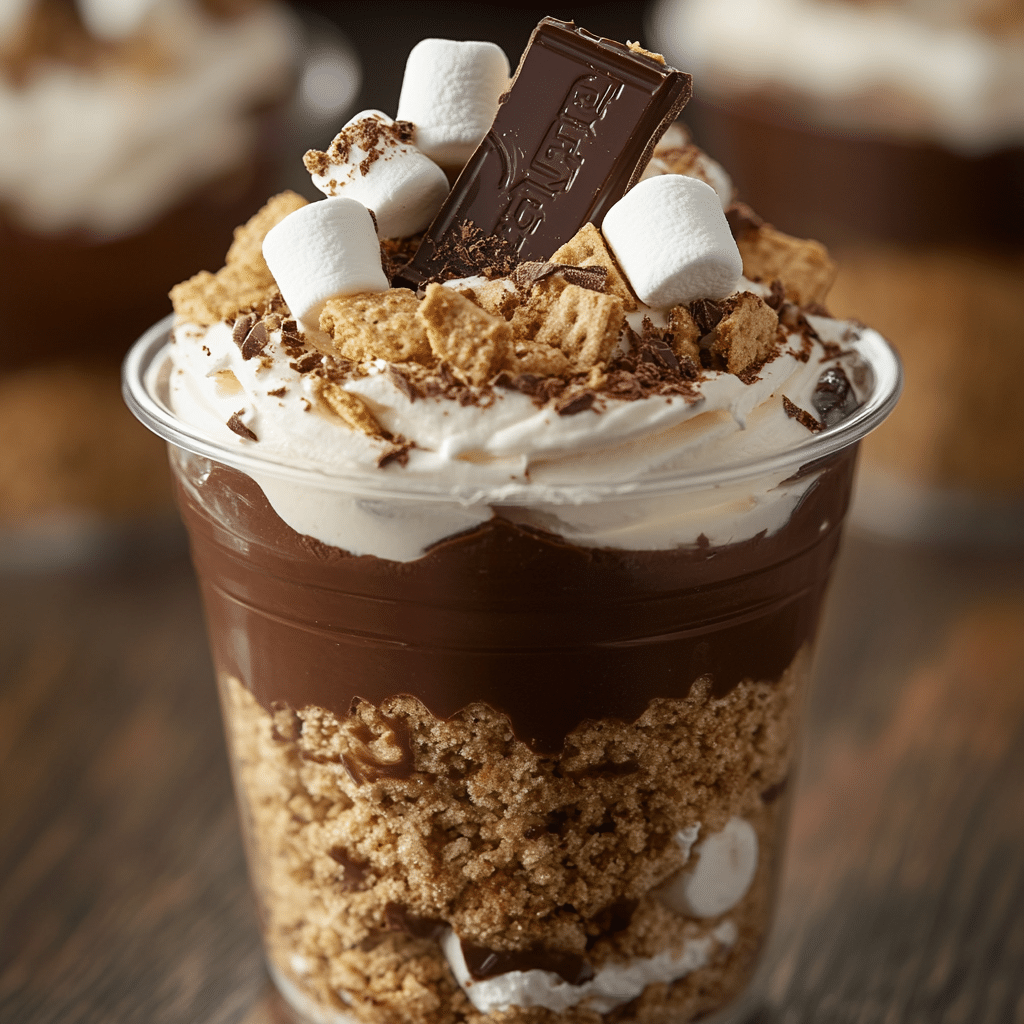 S'mores Pudding Cups Recipe