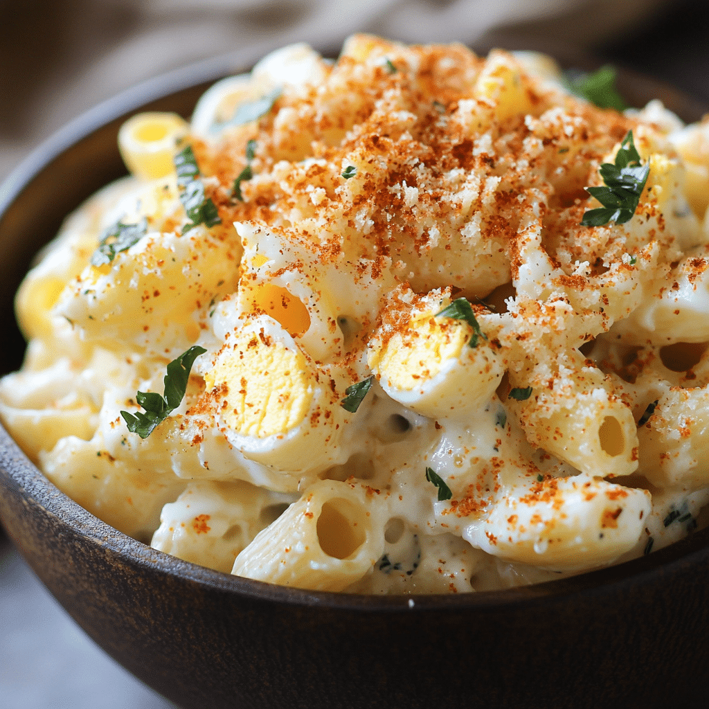 Deviled Egg Pasta Salad