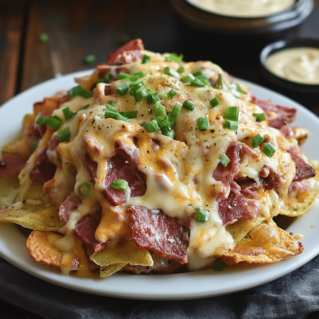 Reuben-Topped Irish Nachos