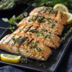 Grilled Salmon with Lemon Herb Marinade