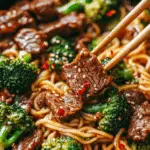 Beef and Broccoli Ramen Stir Fry