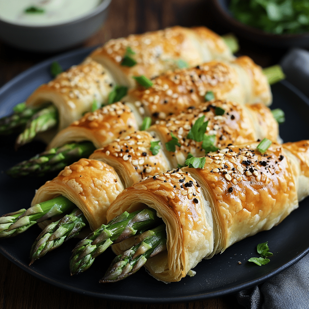 Asparagus Puff Pastry Bundles