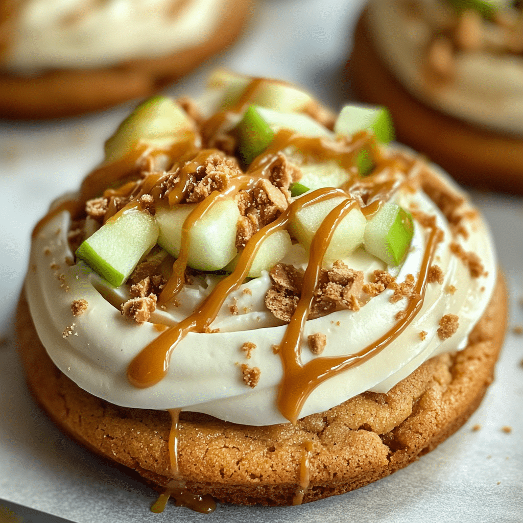 The Best Caramel Apple Cookies – Crumbl Copycat