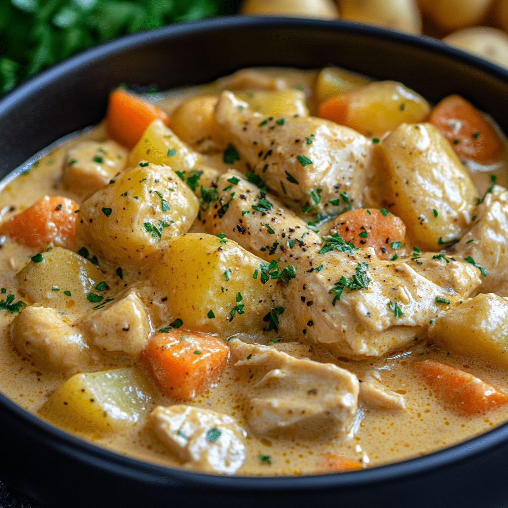 Crockpot Ranch Chicken and Potatoes