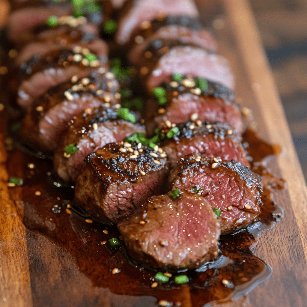 Traeger Teriyaki Venison Backstrap