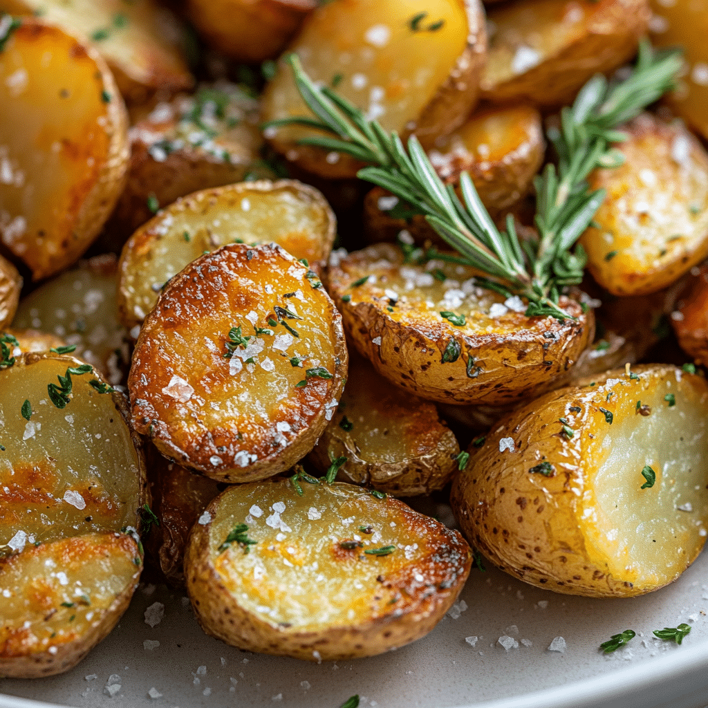 Crispy Roast Potatoes with Rosemary and Garlic