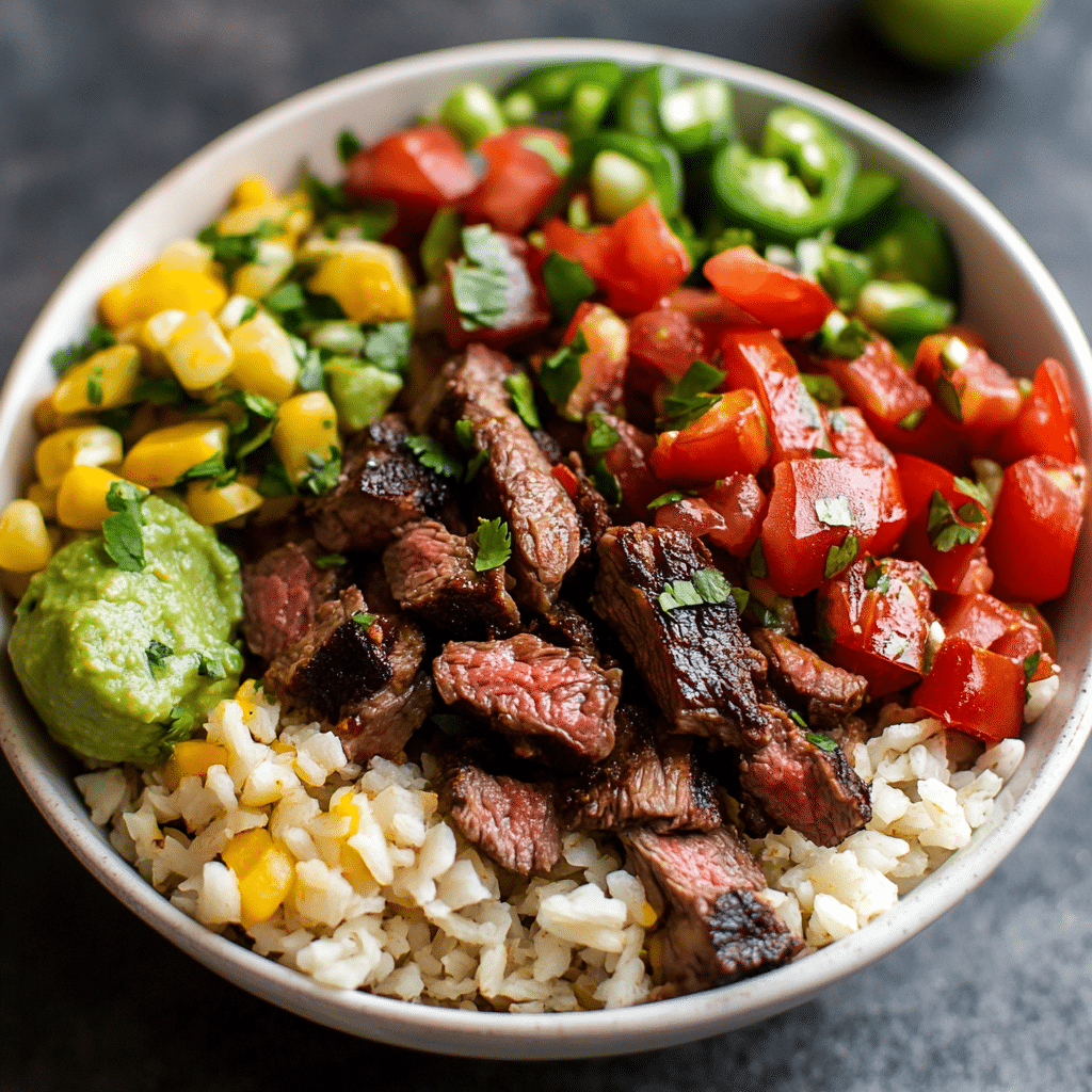 Chipotle Copycat Steak Burrito Bowls