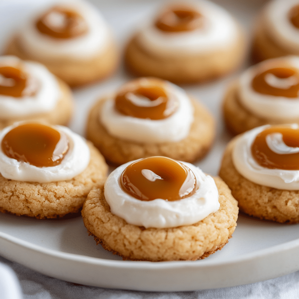 Caramel Cheesecake Cookies