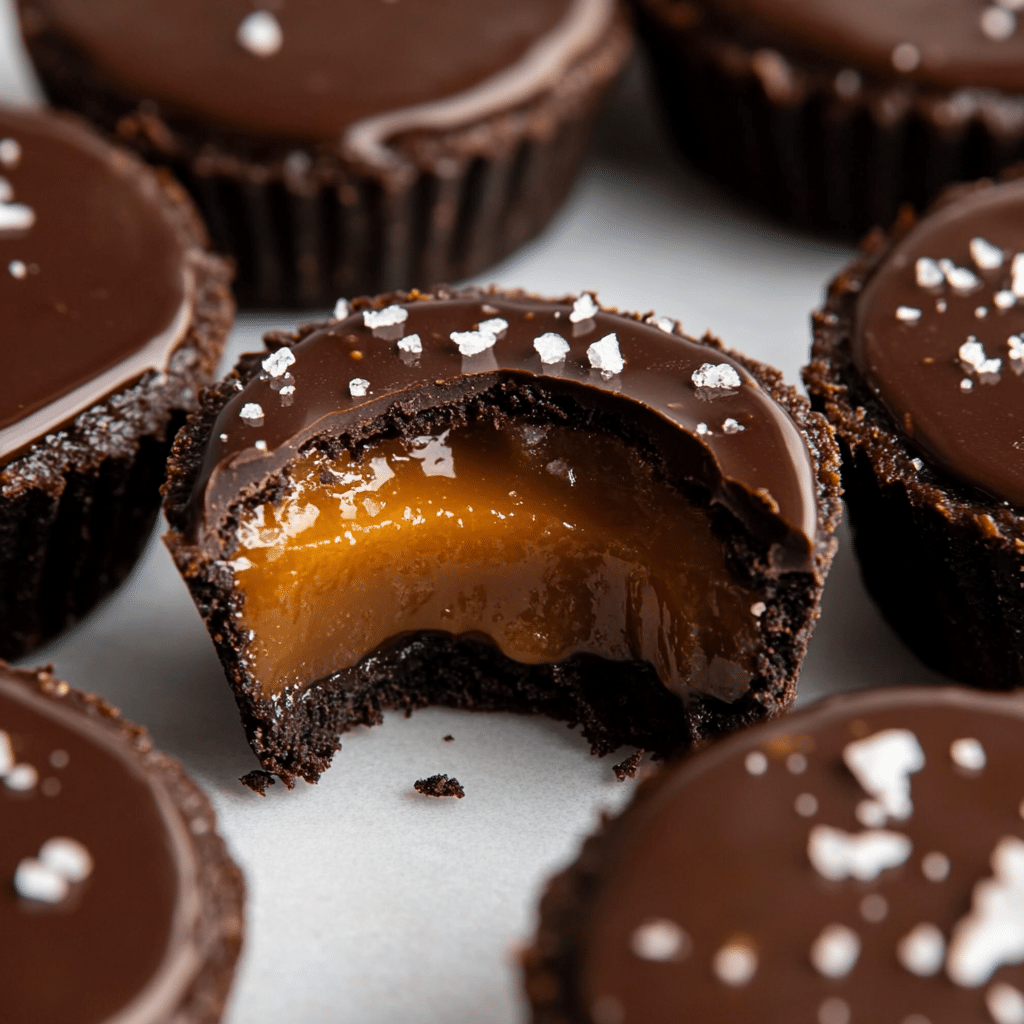 Easy Chocolate Salted Caramel Tarts Recipe