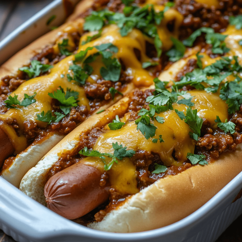 Chili Cheese Dog Casserole