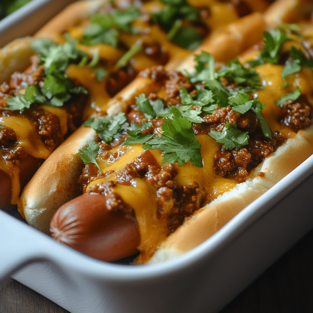 Chili Cheese Dog Casserole