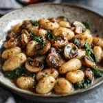 Creamy Spinach and Mushroom Gnocchi