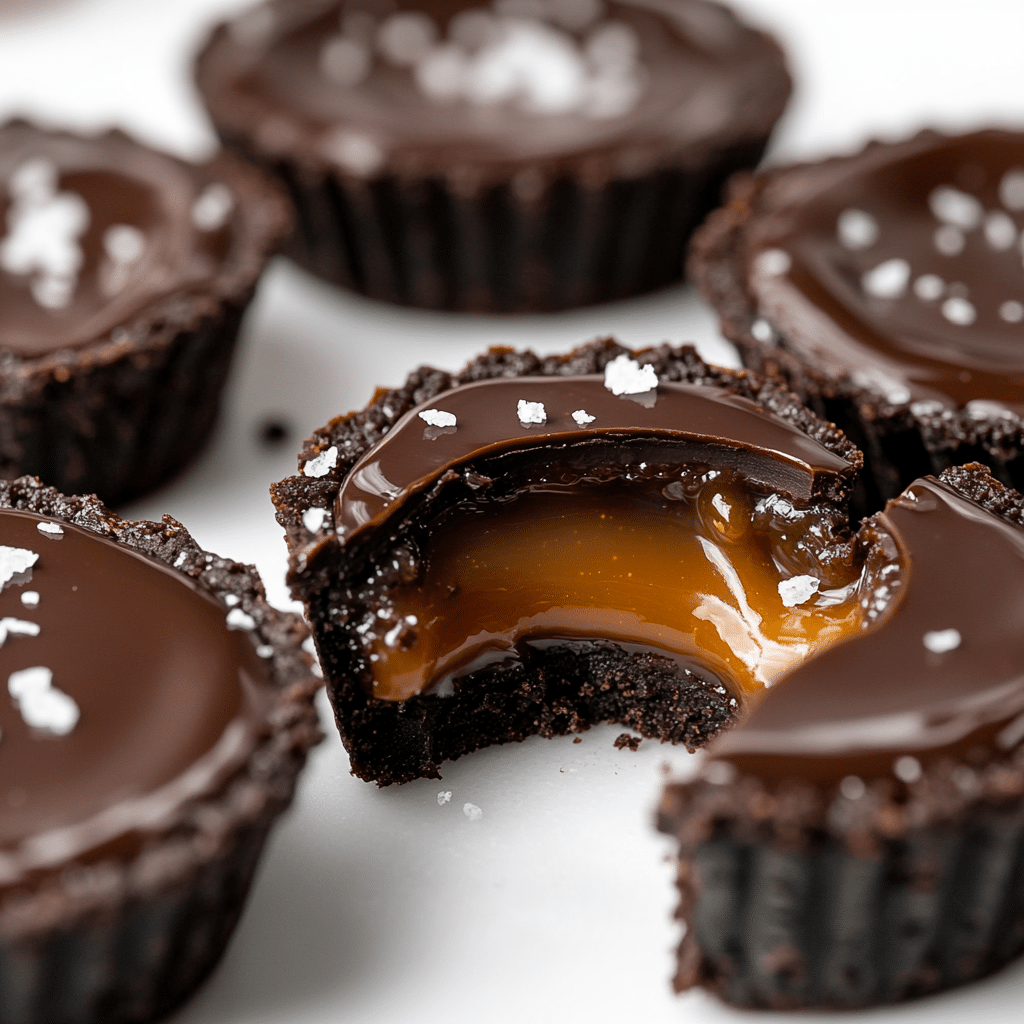 Easy Chocolate Salted Caramel Tarts Recipe