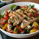 Grilled Mediterranean Chicken Salad Recipe