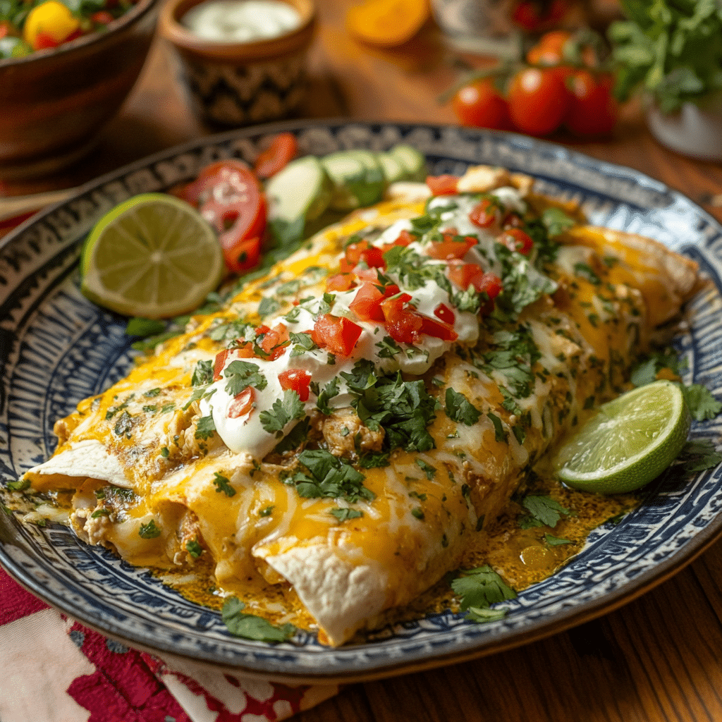 Cheesy Chicken Enchiladas