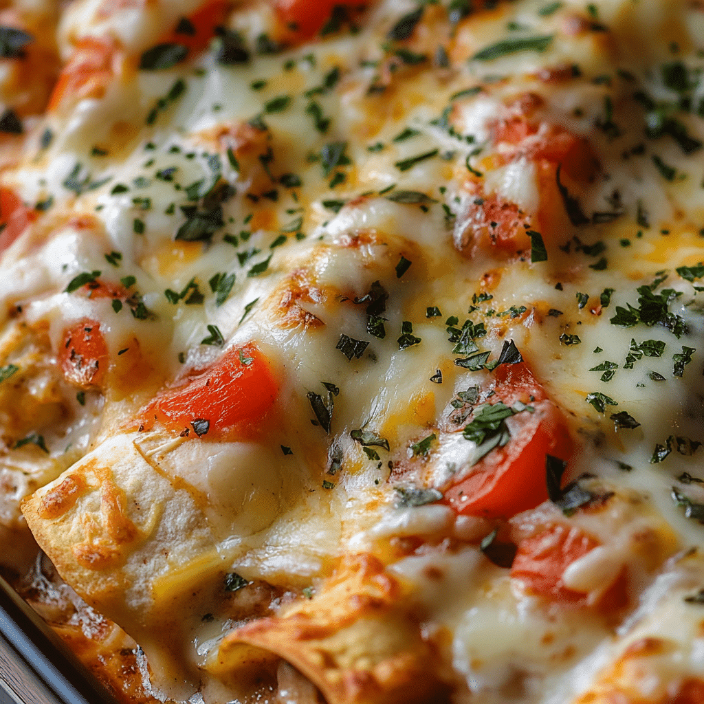 Cheesy Chicken Enchiladas