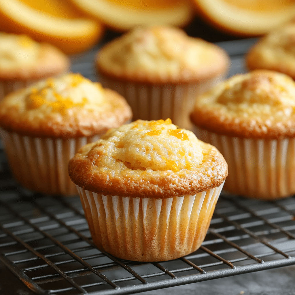 Glazed Orange Muffins