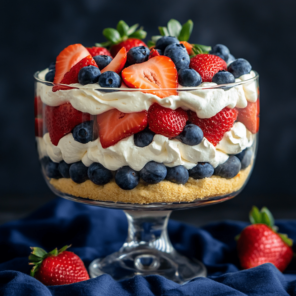 Patriotic Trifle Dessert