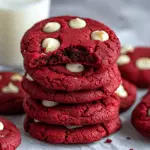 Red Velvet Cake Mix Cookies