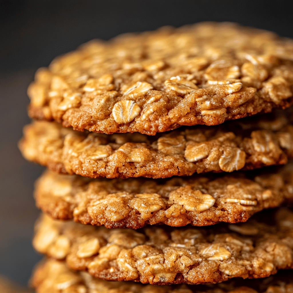 Easy Peanut Butter Oatmeal Cookies