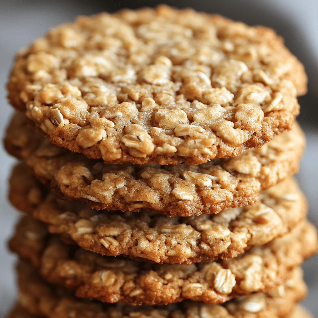 Easy Peanut Butter Oatmeal Cookies