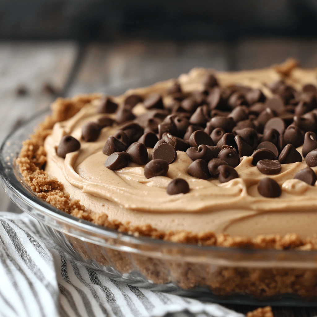 Chocolate Chip Peanut Butter Pie