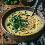 High Protein Broccoli Cheese Soup