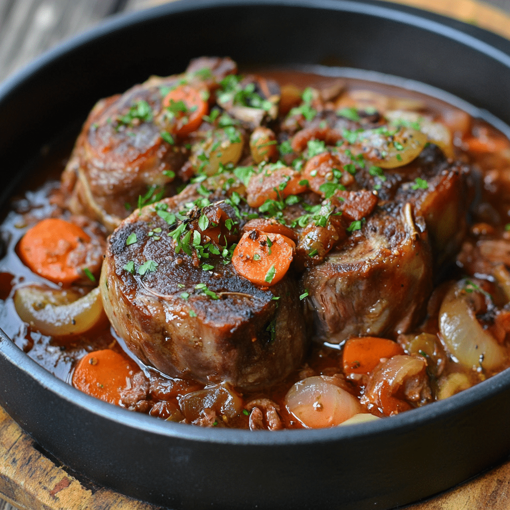 Smoked Venison Osso Buco