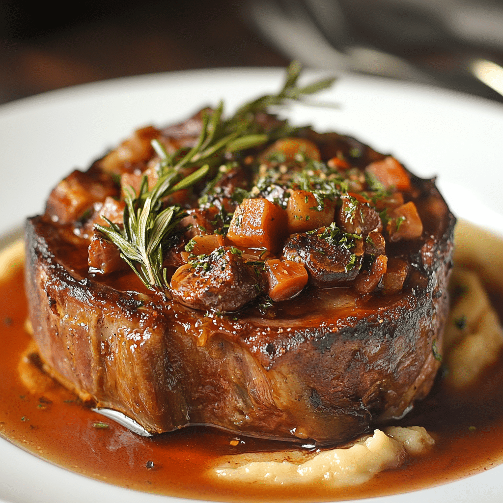 Smoked Venison Osso Buco