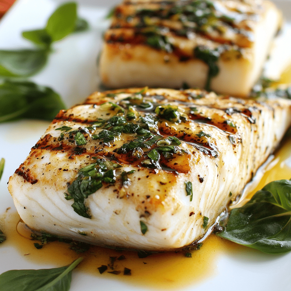 Simple Grilled Halibut Recipe