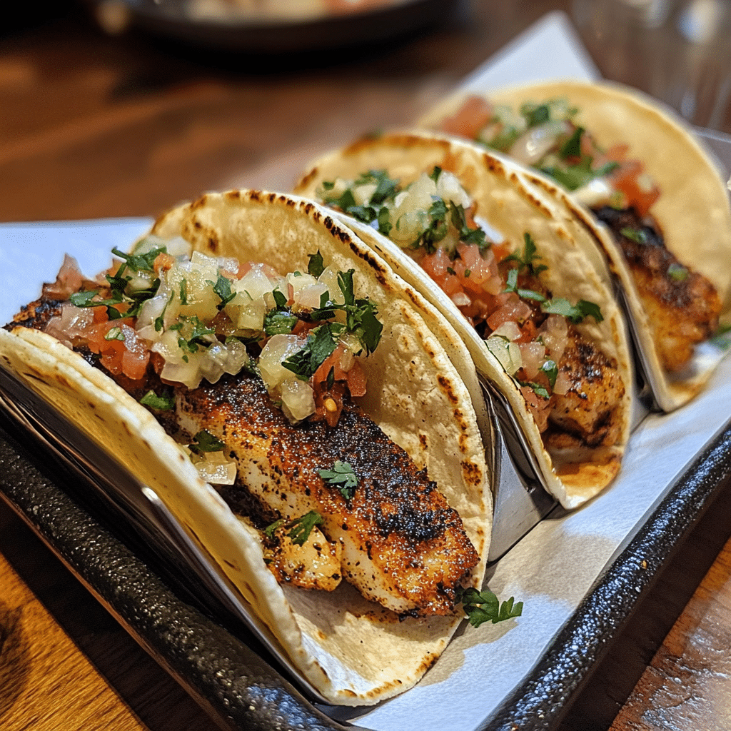 Blackstone Blackened Fish Tacos